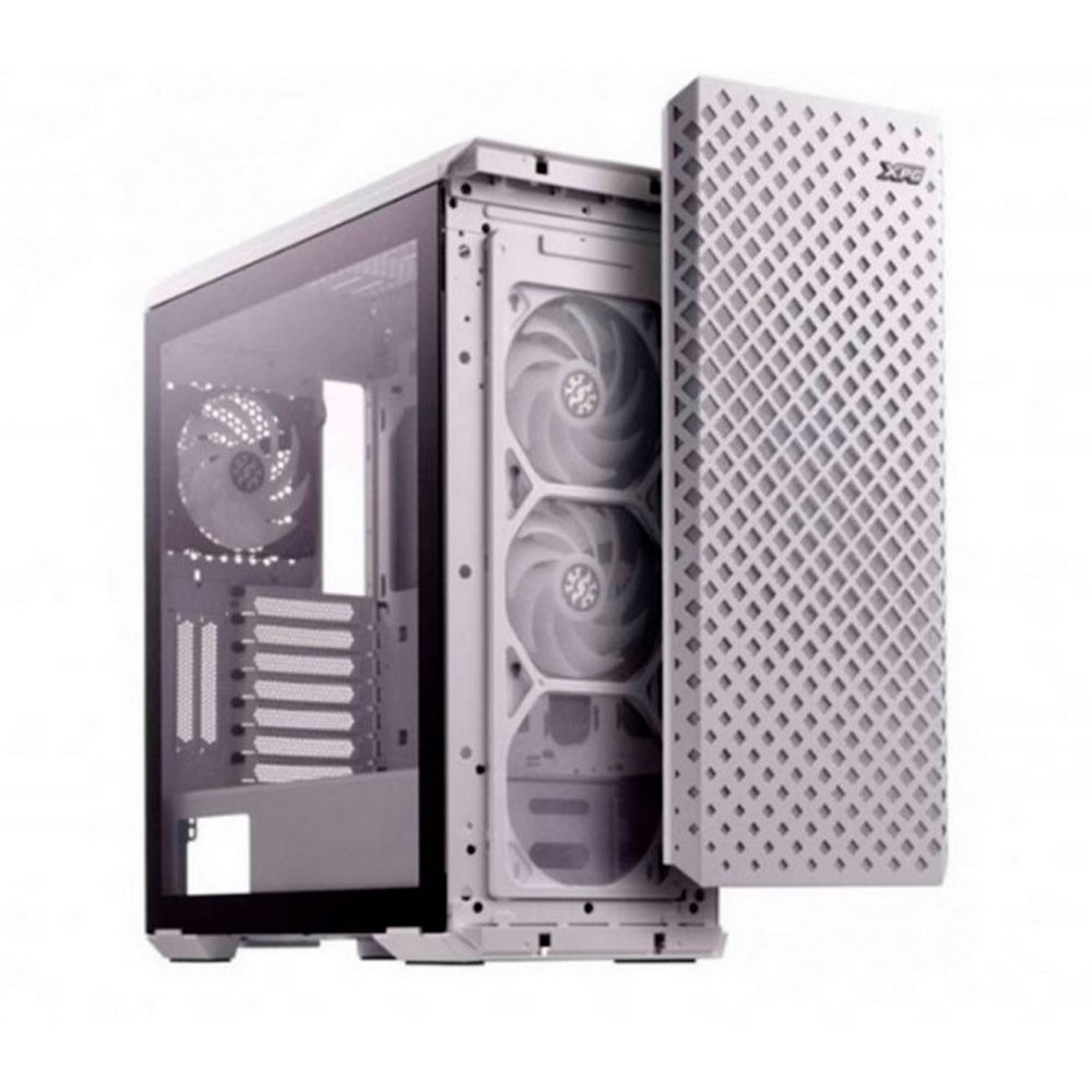 Chasis gamer XPG DEFENDER PRO Blanco / Vidrio templado X1 / 3 Fan cooler ARGB - Image 2