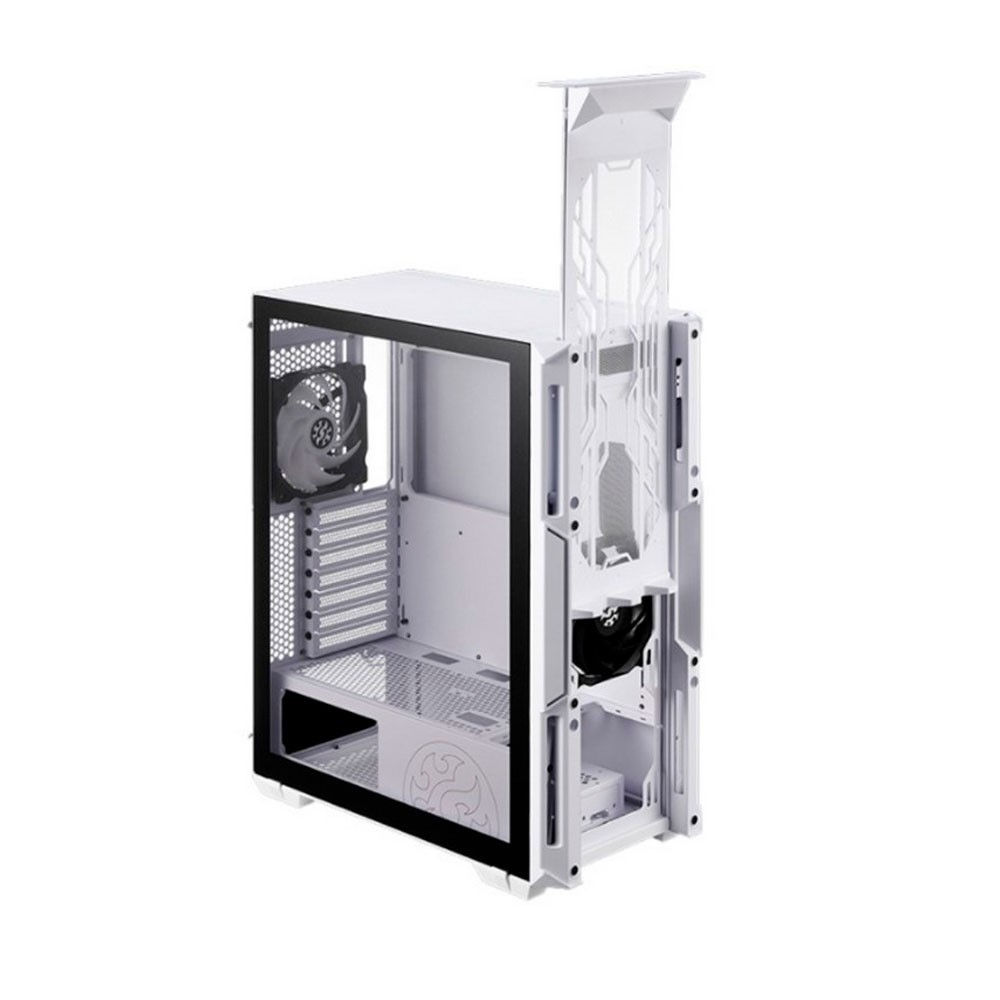 Chasis gamer XPG by ADATA STARKER Blanco / ATX / Vidrio templado X1 / 1 Fan cooler ARGB + 1 Fan Cooler Standard + Fuente de poder XPG PROBE / 600 Watts / Certificada 80 Plus Bronze - Image 3