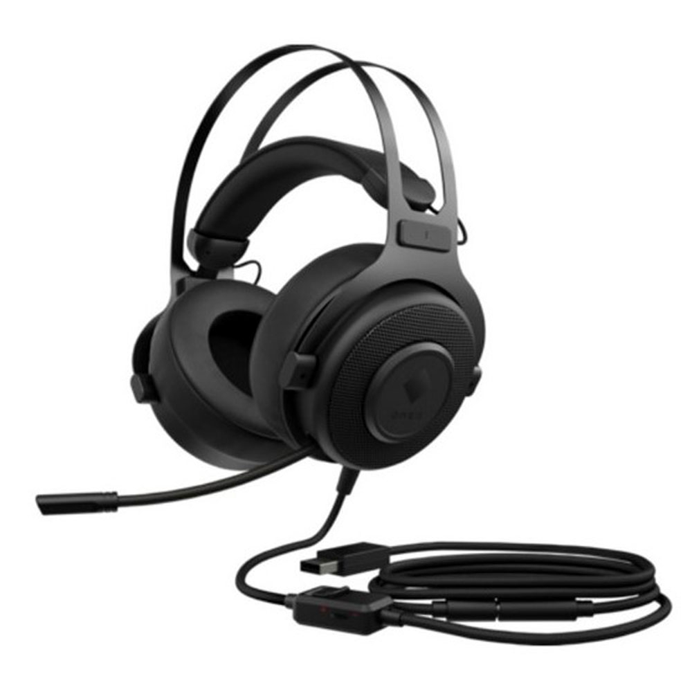 Diademas HP Omen, sonido envolvente 7.1 con entrada USB, Negro - Image 3