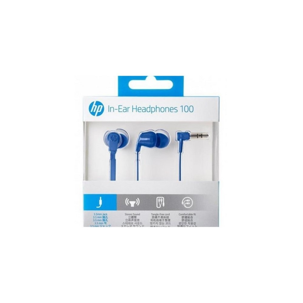 Audifonos HP 100 Azul In-Ear - Image 3