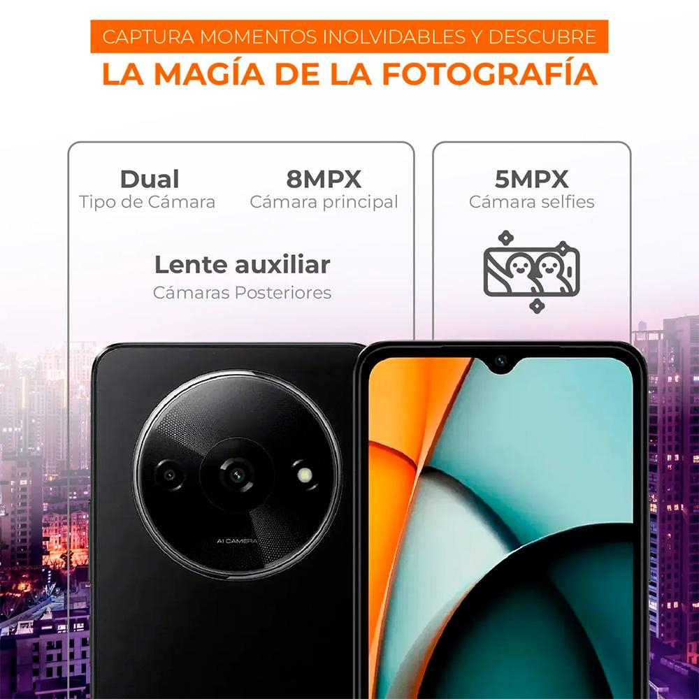 Celular Redmi A3 Negro Ocaso 4GB + 128GB - Image 3