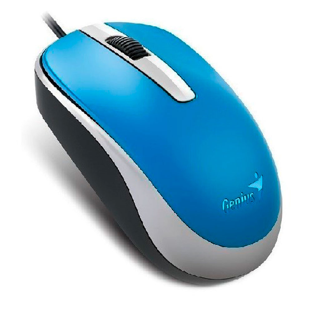 Mouse GENIUS Alámbrico Usb Dx 120 COLOR Azul - Image 2