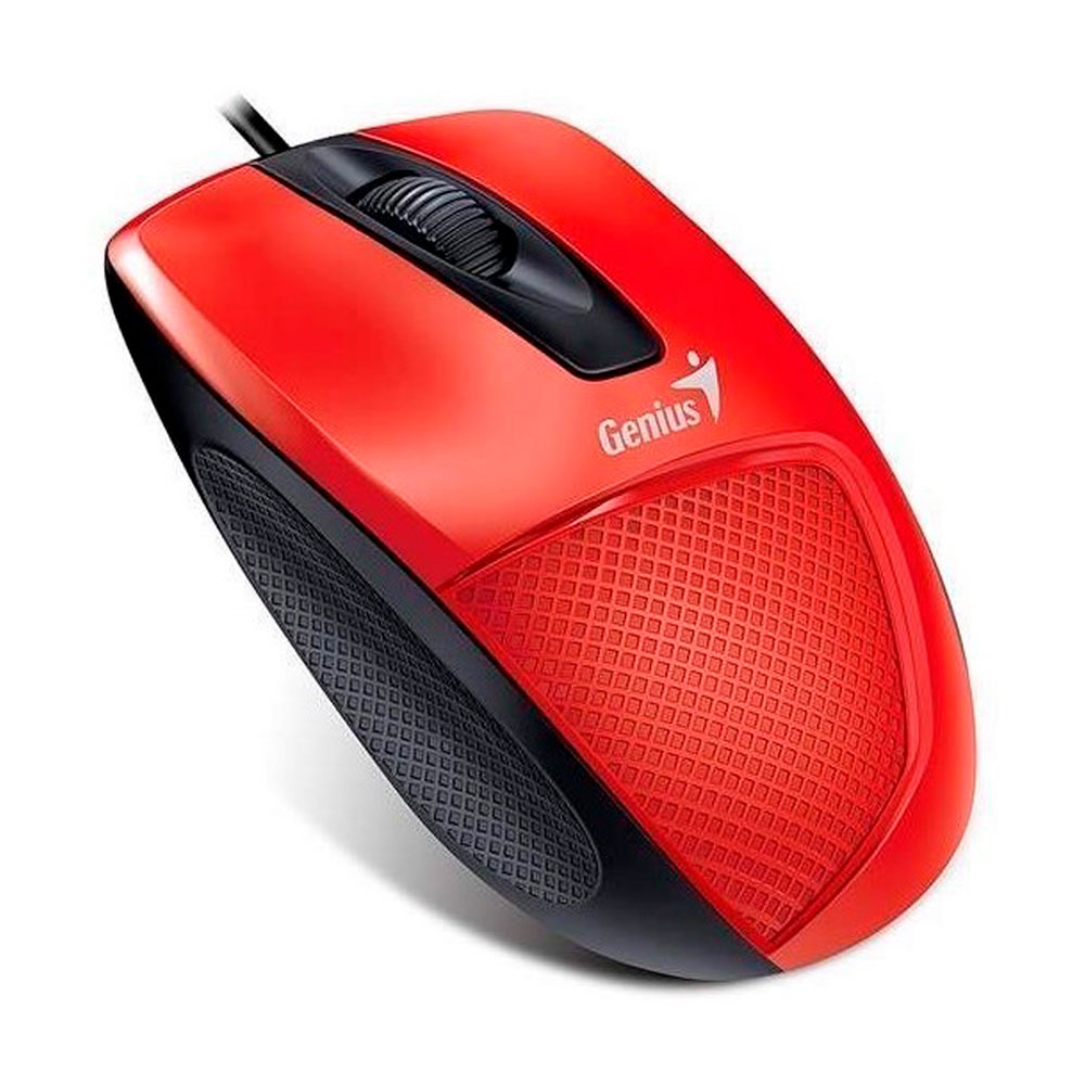Mouse Alambrico Genius Ergonomico DX-150X USB Rojo - Image 2