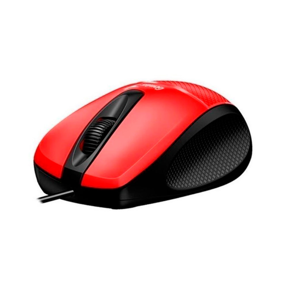 Mouse Alambrico Genius Ergonomico DX-150X USB Rojo - Image 3