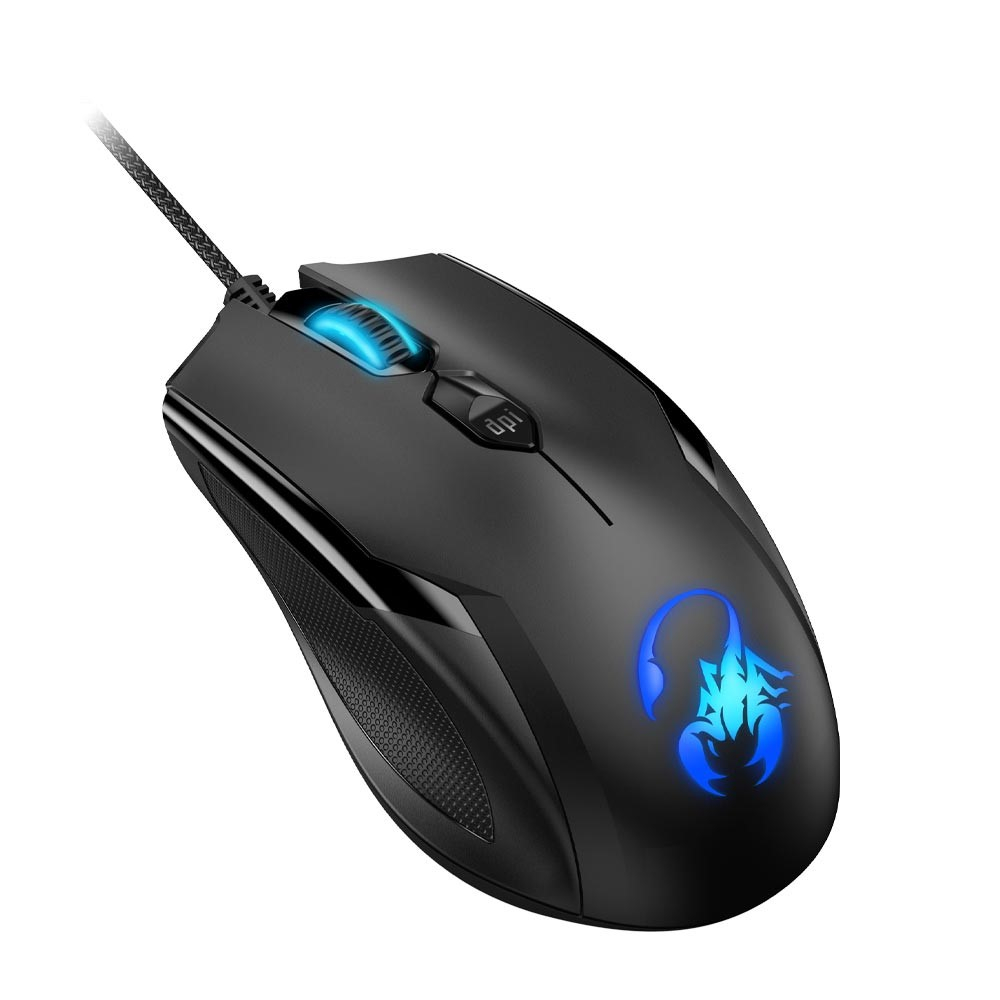 Mouse Gamer Genius Ammox X1-600 Alambrico Negro retroiluminado - Image 2