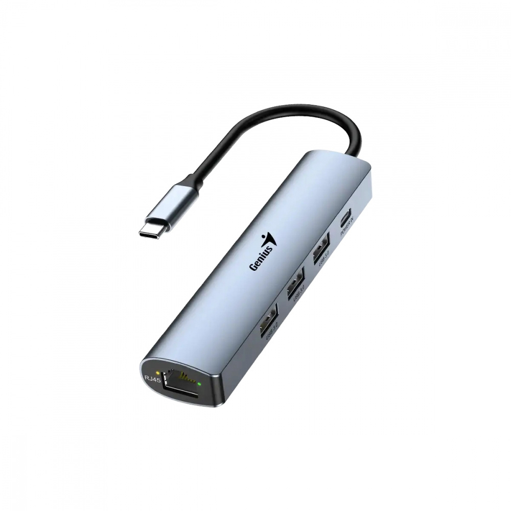 HUB 5 EN 1 DE USB 3.0 CON ETHERNET UH-545