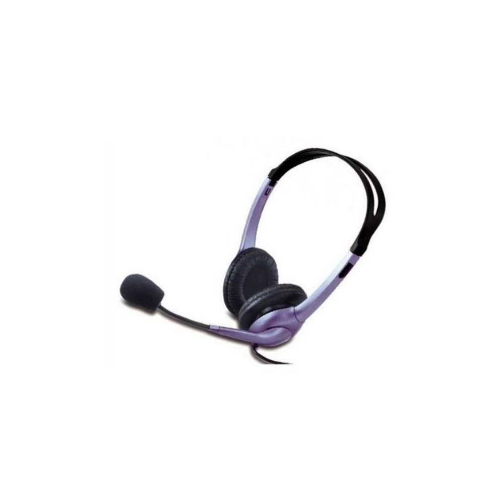 Audifono Diadema Genius HS-04S 2 Plug 3.5mm Azul/Negro - Image 2