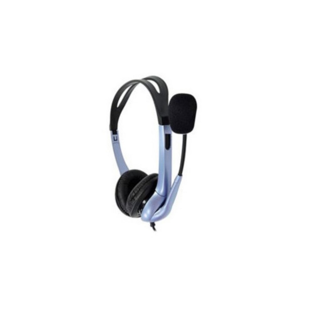 Audifono Diadema Genius HS-04S 2 Plug 3.5mm Azul/Negro - Image 4
