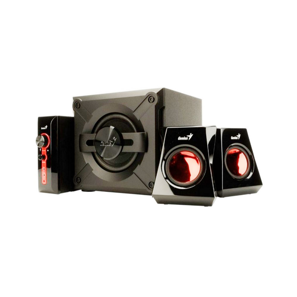 Parlante Genius Subwoofer de 2.1 canales SW-G2.1 1250 II, Universa-100-240V power supply