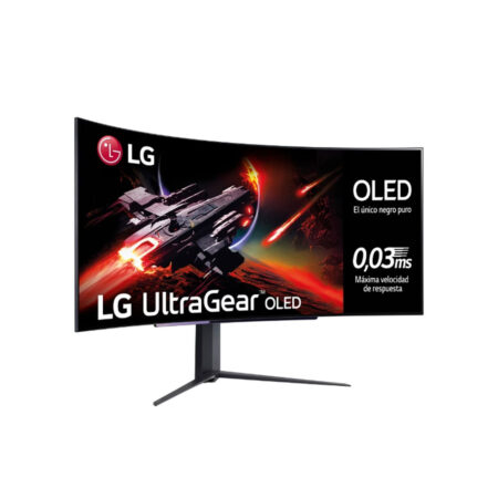 Monitor UltraGear Curvo 44.5" Gaming OLED Panel IPS Resolución 3440 x 1440 Relacion de aspecto 21:9 Tiempo de respuesta 0,03 ms Frecuencia 240Hz Puertos HDMI Display Port SB de entrada (Tipo A o Tipo B)