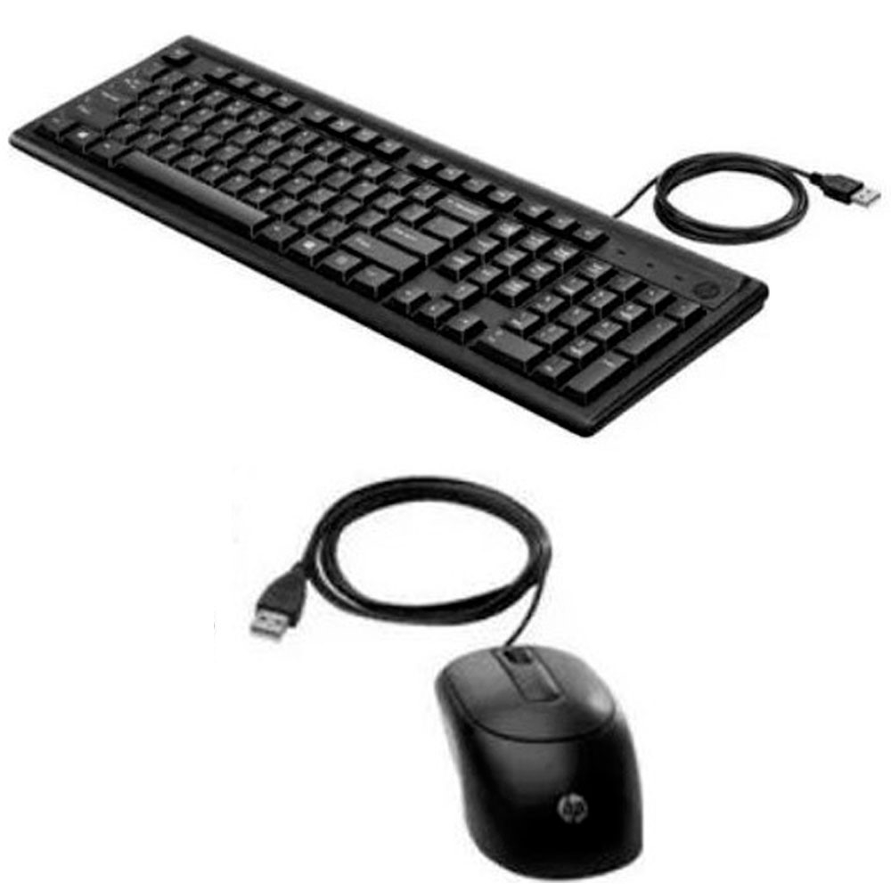 Combo HP Teclado + Mouse alambrico 160 Nanpur