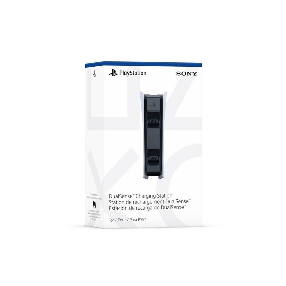 Cargador de Control para consola PLAYSTATION PS5 Blanco y Negro