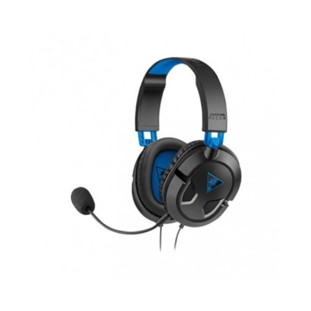 Audífonos Gaming alámbricos de Diadema con micrófono, Turtle Beach Recon, para PlayStation PS4 Ear Force Recon 50P, color Negro, Jack 3.5mm