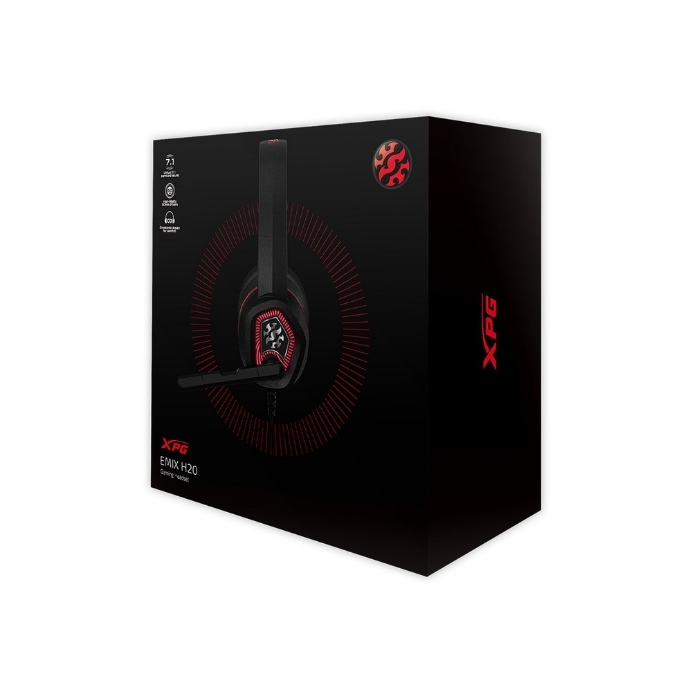 Diadema gamer XPG by ADATA EMIX H20 / Sonido Envolvente 7.1 / RGB / Microfono Ajustable - Image 4