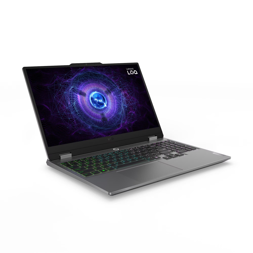 Portátil Lenovo LOQ 15IAX9 Intel Core i5 12450HX 15,6 Pulgadas FHD Memoria 24GB Estado Solido 512GB Tarjeta de Video Nvidia RTX 3050 6GB Windows 11 Home Color Gris.