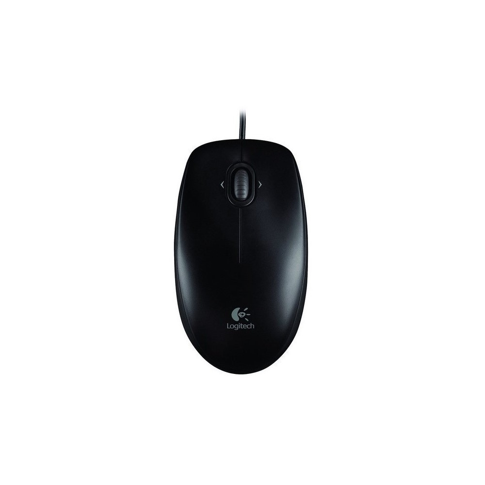 MOUSE M90 Logitech Alámbrico USB En Caja Compatible Win-Mac Garantía 3Años-NEGRO