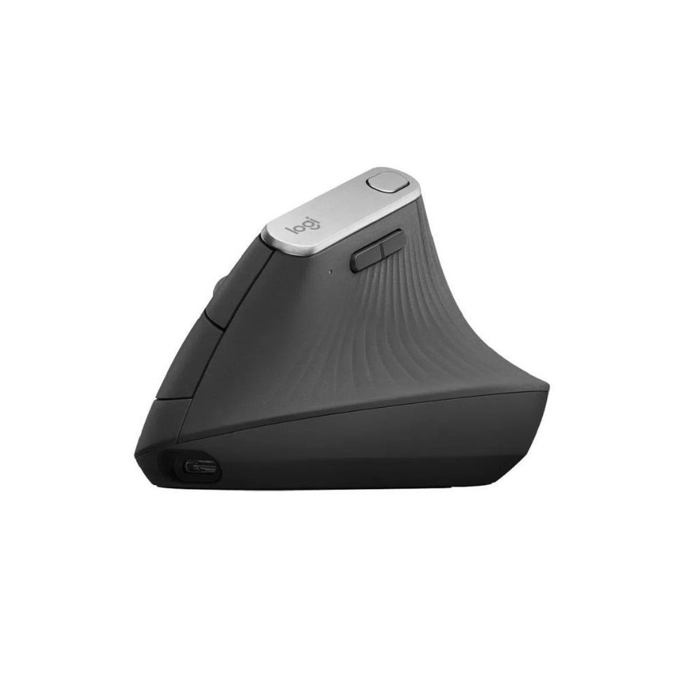 MOUSE MX VERTICAL Logitech 57° Bluetooth/Wireless Receptor USB Compatible Win-Mac-Unifying Ergonómico Recargable FLOW Garantía 1Año-NEGRO - Image 3