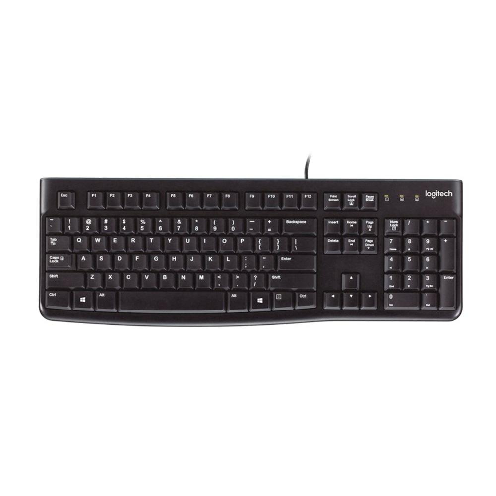 Teclado logitech K120 Corded USB Negro - Image 2