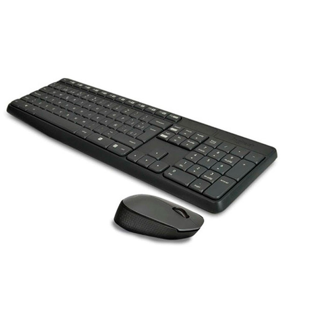 COMBO TECLADO/MOUSE MK235 Logitech Español Inalámbrico Receptor USB Compatible Win Antiderrames Letras No Se Borran Garantía 1Año-GRIS - Image 3