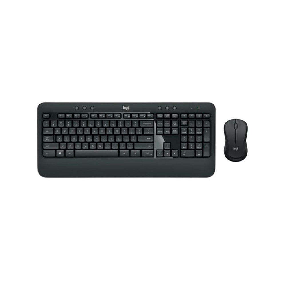 COMBO TECLADO/MOUSE MK540 Logitech Español Inalámbrico Receptor USB Compatible Win-Unifying Antiderrames Letras No Se Borran Garantía 1Año-NEGRO