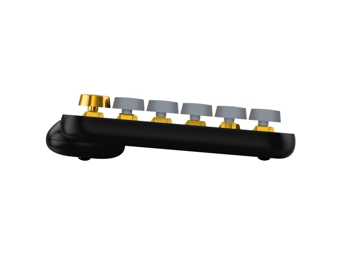 TECLADO INALAMBRICO POP GRIS AMARILLO - Image 4