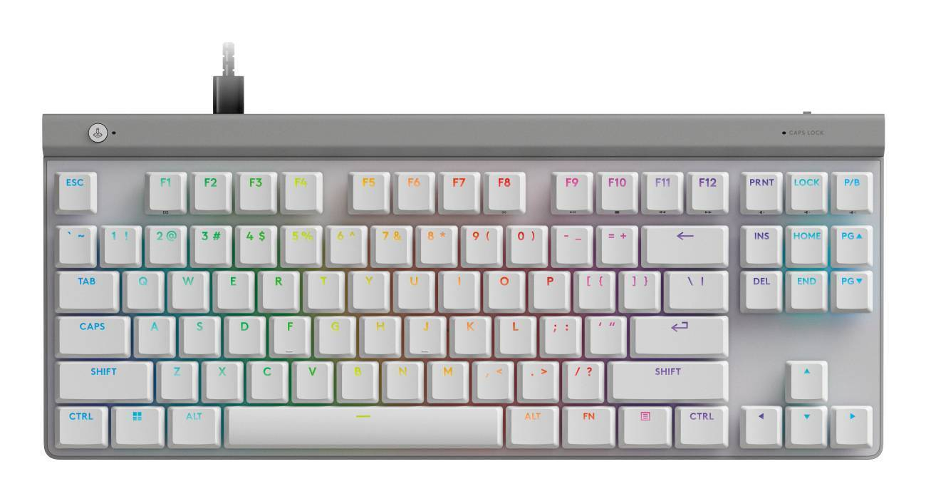 TECLADO G515 WHITE-CABLEADO