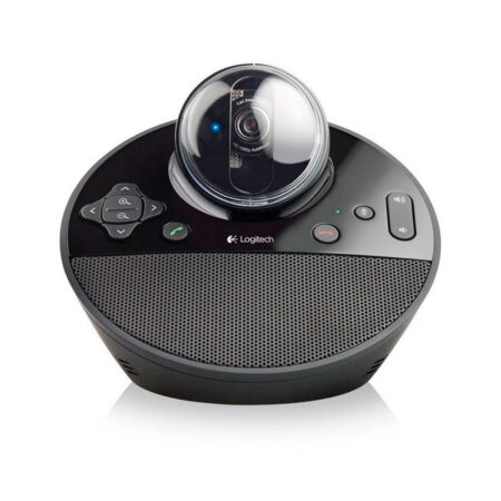 Cámara web todo en uno Logitech manos libres color negro