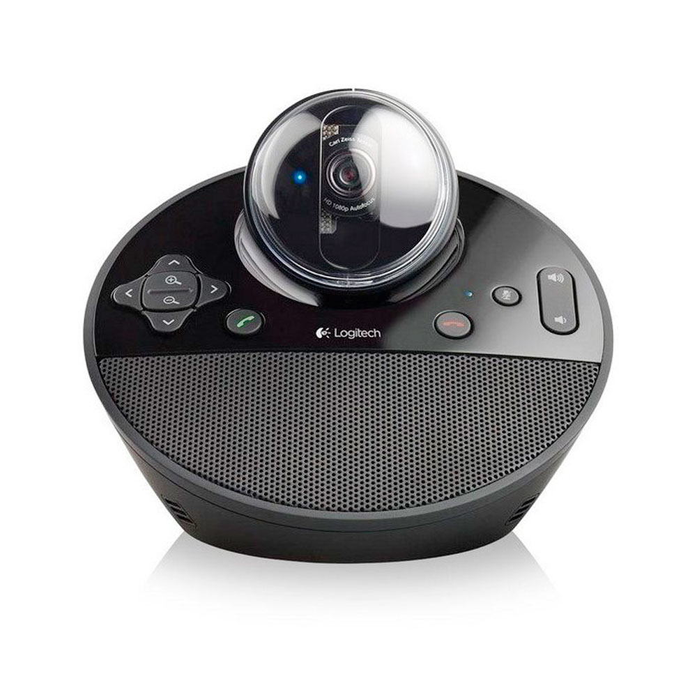 Cámara web todo en uno Logitech manos libres color negro