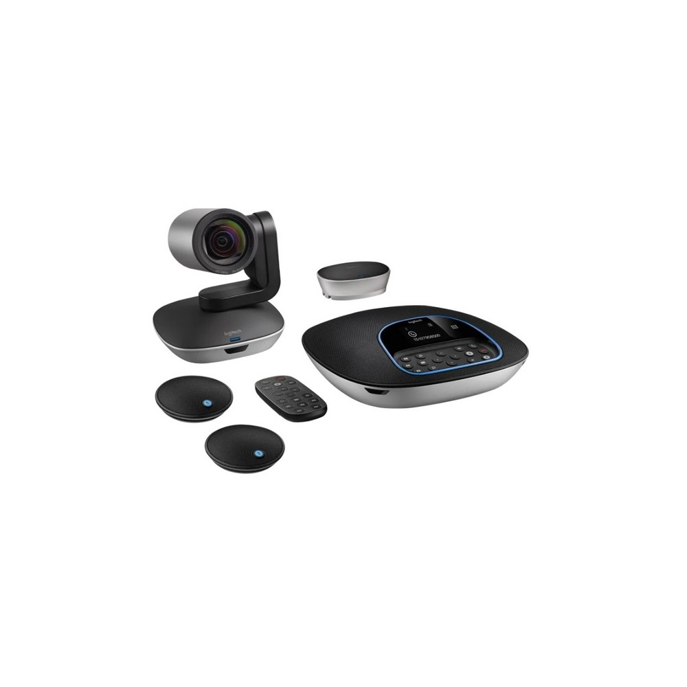 CAMARA CONFERENCE GROUP CON MICROFONOX2 Logitech Corporativo 1080 HD y Zoom 10X Compatible Win-Mac Tecnología RightSense Control Garantía 2Años-NEGRO - Image 4