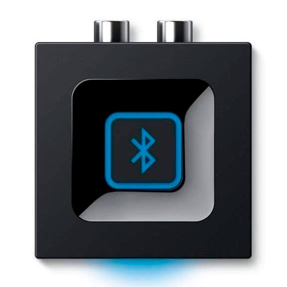Adaptador de Audio Bluetooth Logitech Plug 3.5mm/RCA color negro