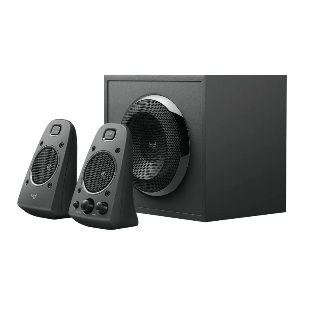 Parlante Logitech Z625 2.1 Potencia 200W color negro