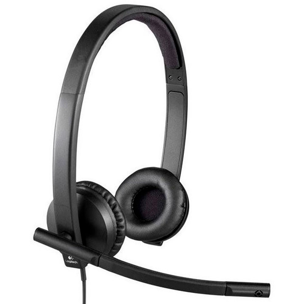 DIADEMA H570e STEREO Logitech Corporativo Biaural Alámbrico USB Compatible Win-Mac Micrófono Suspensión Ruido Cable Plano Con Controles Garantía 2Años-NEGRO - Image 2