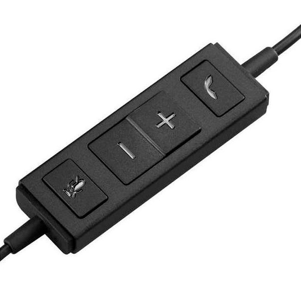 DIADEMA H570e STEREO Logitech Corporativo Biaural Alámbrico USB Compatible Win-Mac Micrófono Suspensión Ruido Cable Plano Con Controles Garantía 2Años-NEGRO - Image 3