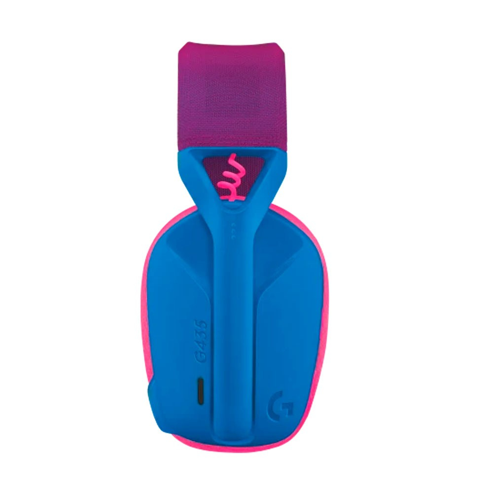 Diadema gaming logitech, Inalambricos con USB portable, azul/rosado - Image 4