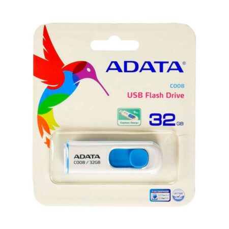 Memoria Adata USB 2.0 C008 Retractil 32GB Blanca