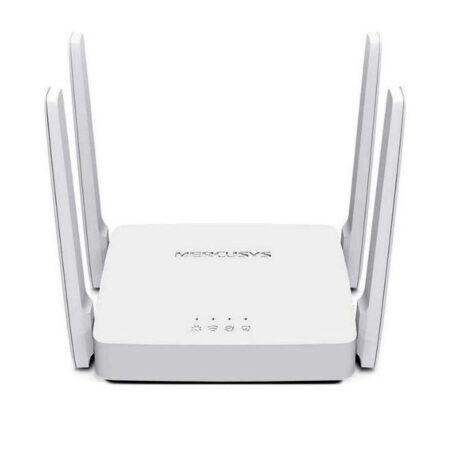 Router Mercusys inalámbrico de banda dual AC1200, 867Mbps a 5GHz + 300Mbps a 2.4GHz, 1 10 / 100M WAN + 2 10 / 100M LAN, 4 antenas fijas