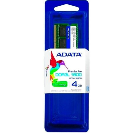 ADATA MEMORIA RAM PORTATIL DDR3 4GB BUS 1600 LOW VOLTAGE