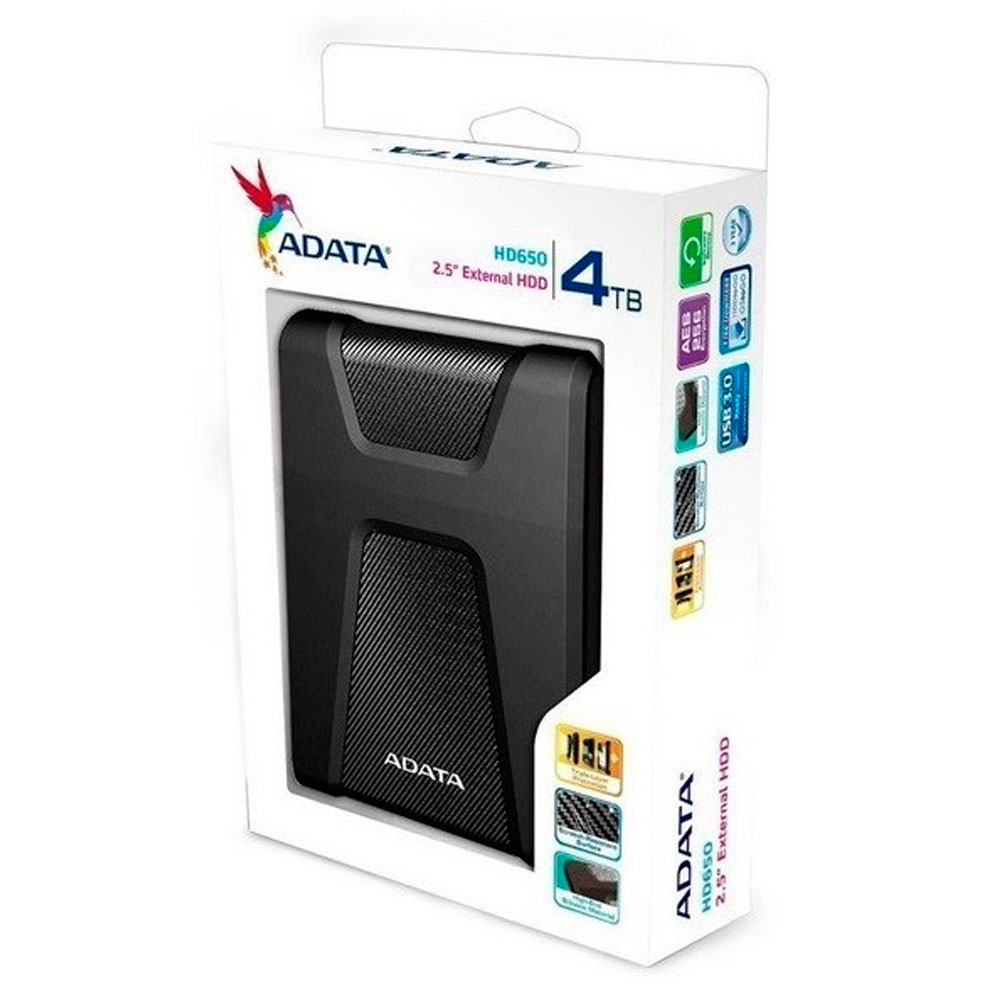 ADATA DISCO EXTERNO ANTIGOLPES HD650 4TB NEGRO - Image 4