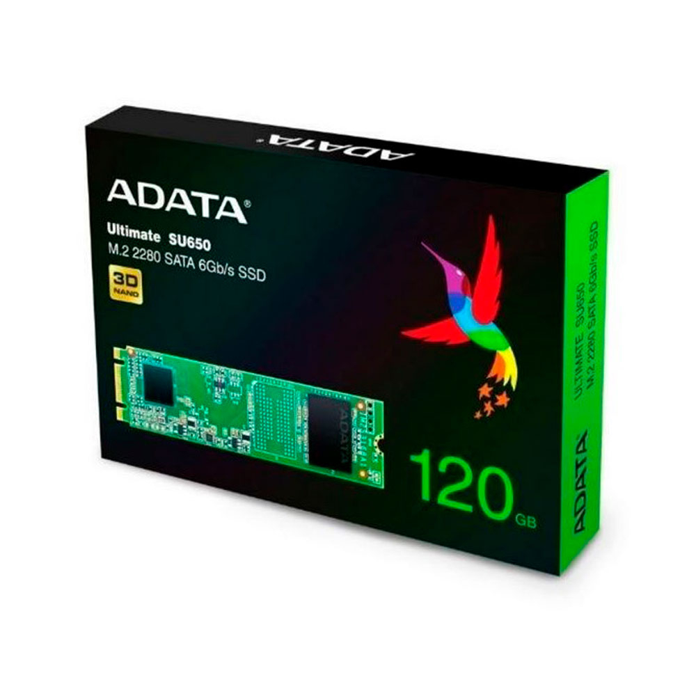 MEMORIA ADATA SSD SATA M.2 MODELO SU650NS38 120GB