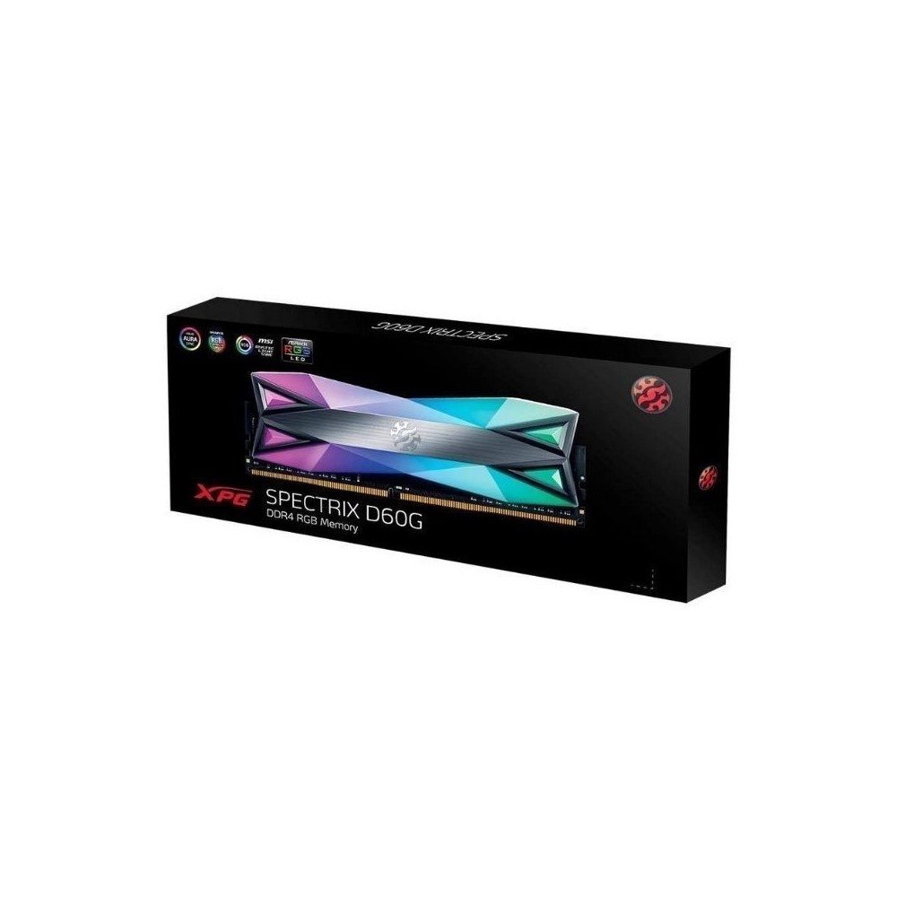 Memoria gamer XPG by ADATA SPECTRIX D60G DDR4 RGB 16GB 3.200 MHz / Gris Titanium - Image 3