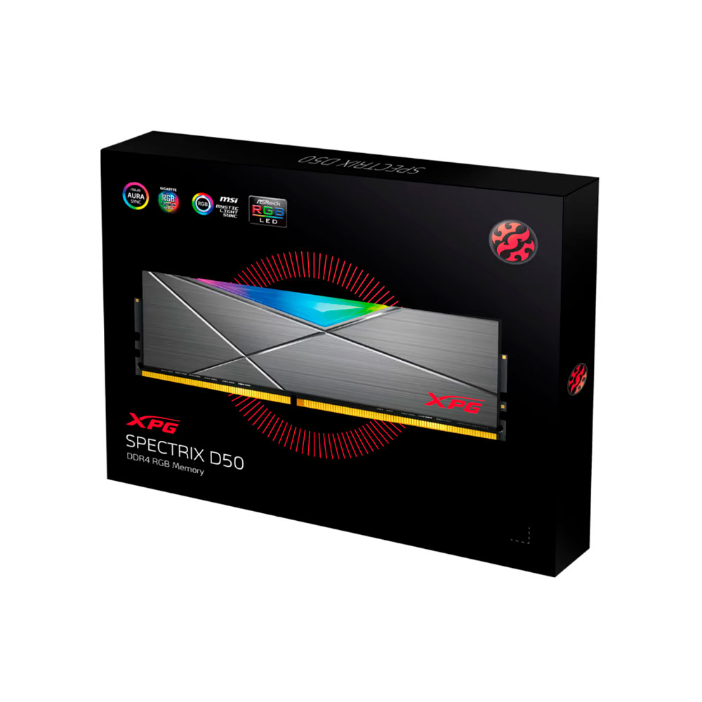 MEMORIA ADATA XPG SPECTRIX D50 DDR4 8GB 3600MHZ RGB - Image 3