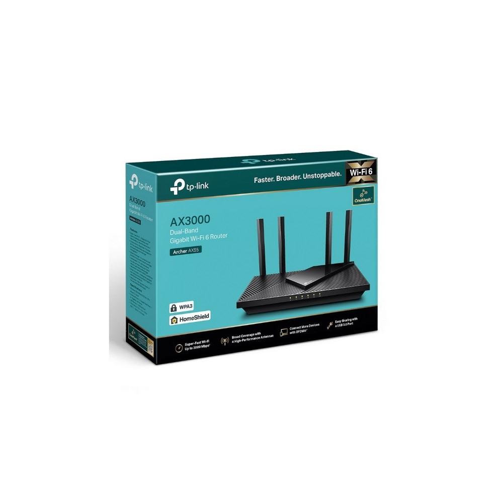 Router TPLINK AX3000 Gigabit Wi-Fi 6 doble banda 4 antenas - Image 3