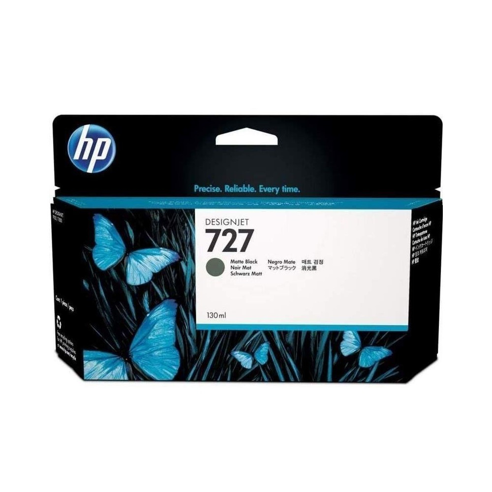Cartucho de tinta HP 727 DesignJet negro mate de 130 ml