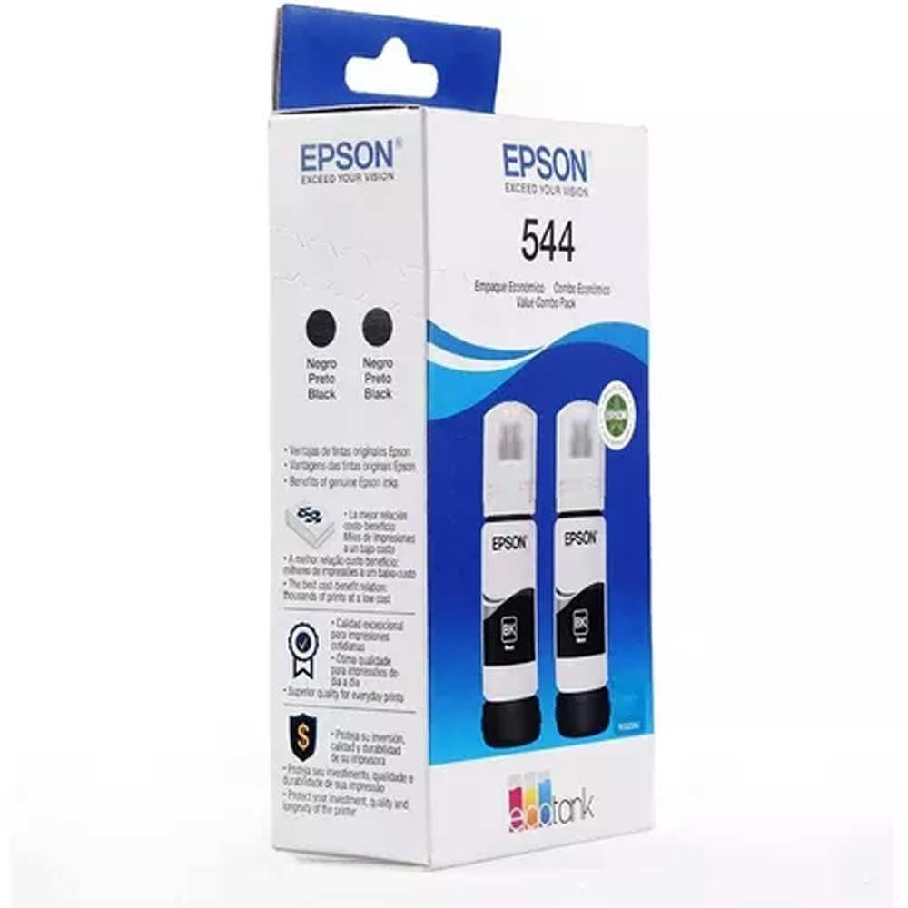 Botella Epson T544120-2P - Multipack 2 botellas Negras IMPRESORA L3110/L3150- Black Ink (4.500 paginas) - Image 2