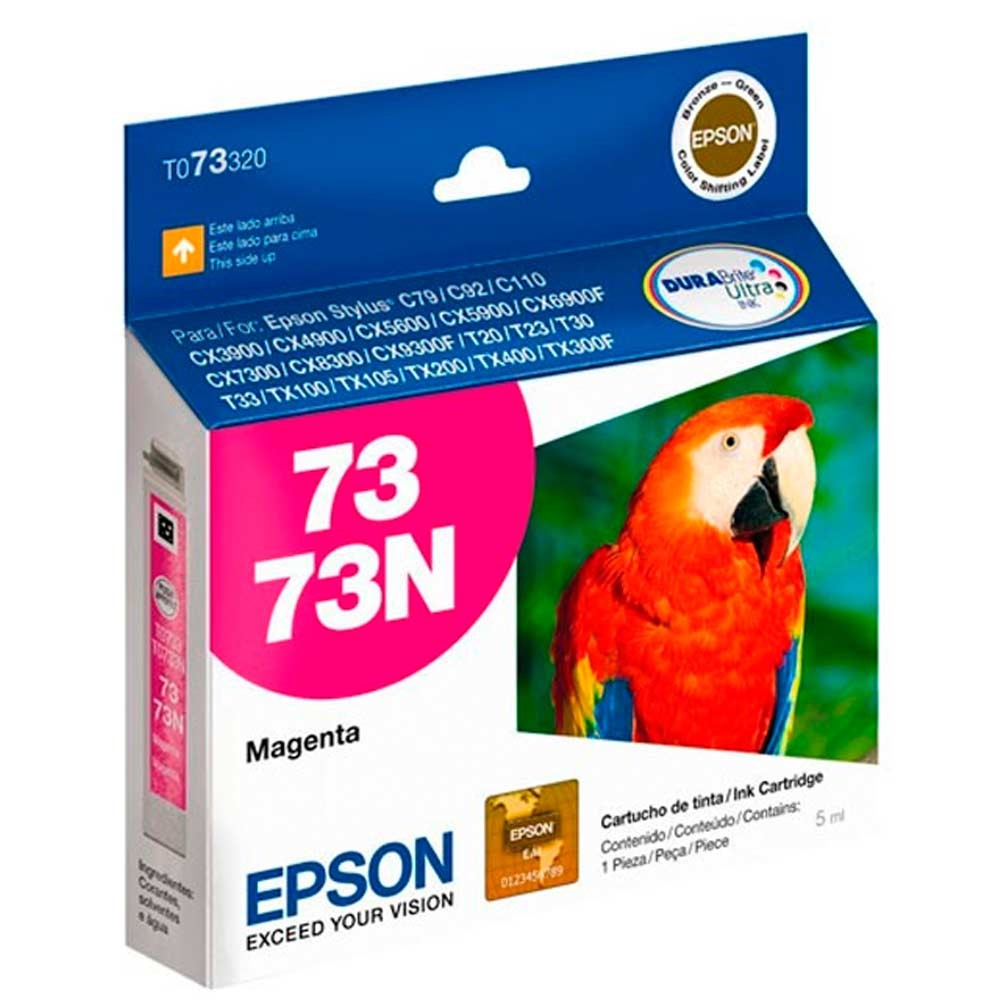 T073320-AL - Cartucho Epson Stylus Magenta C79/ Cx3900 / Cx4900 / Cx5900 / Cx6900F / Cx7300 / Cx8300 / Cx9300F / Tx2