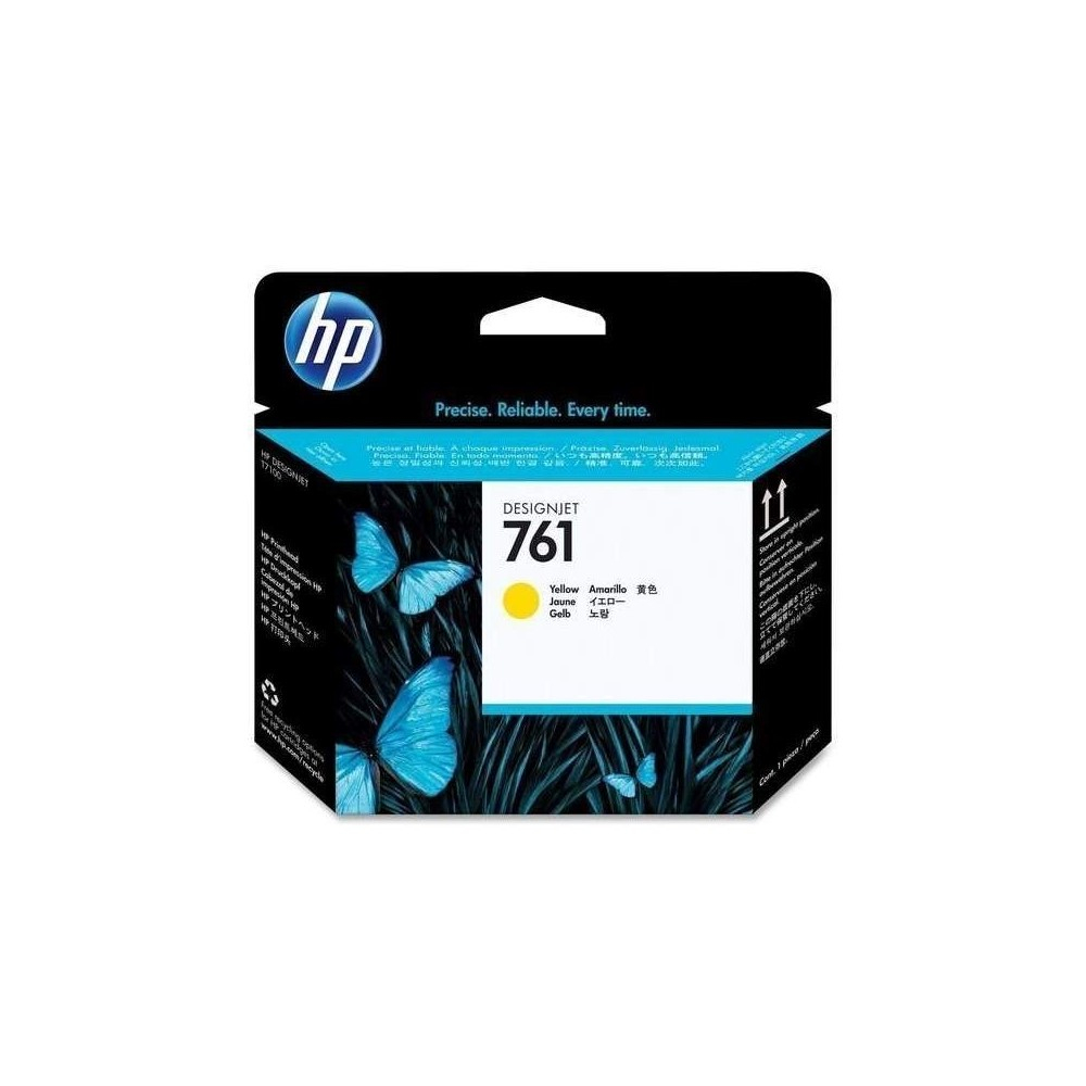 Cabezal de impresión DesignJet HP 761 amarillo