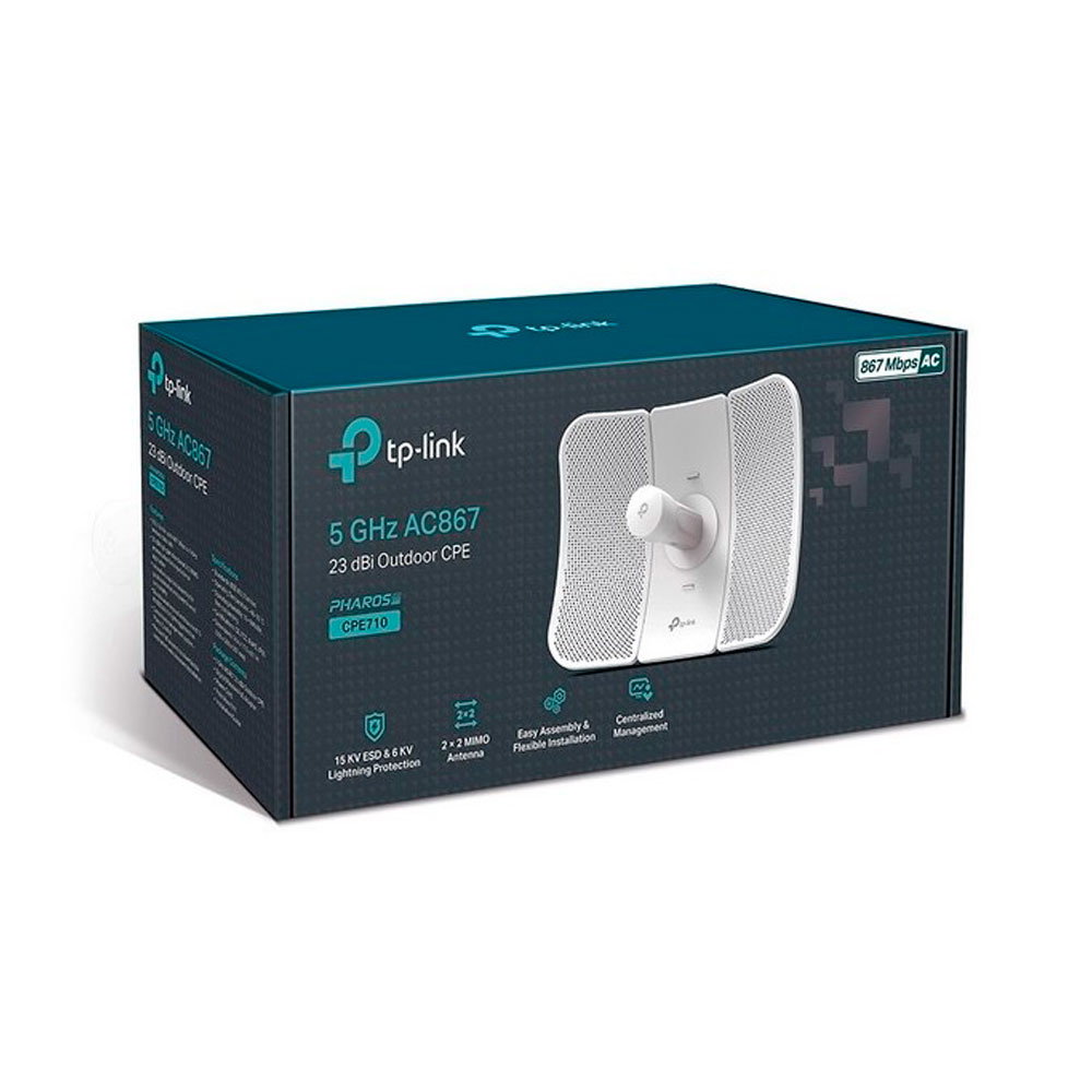 Antena TPLINK 5GHz AC 867Mbps 23dBi CPE para exteriores