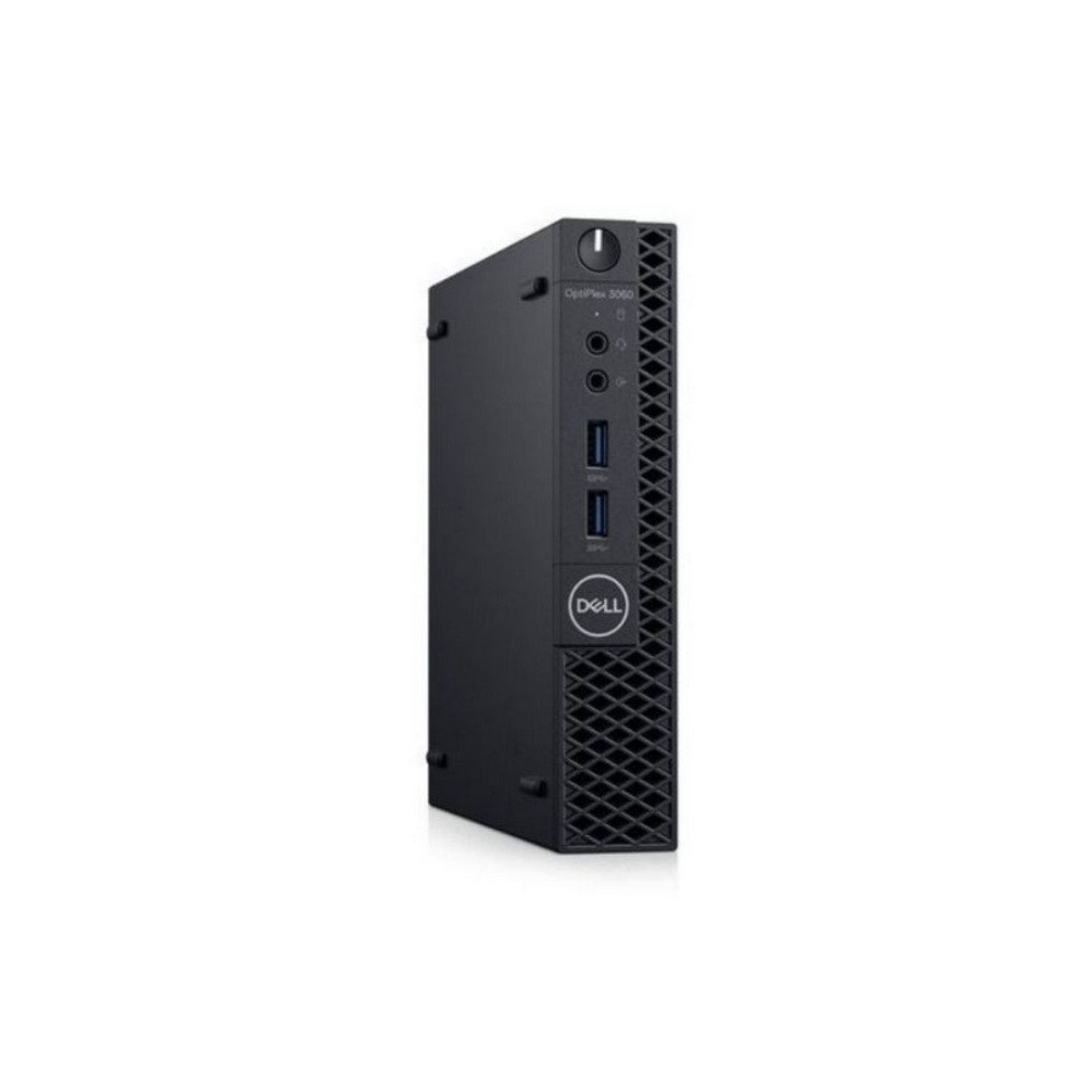 PC Dell OptiPlex 3080 MFF, Intel Core i3-10100 de décima generación (4 núcleos, caché de 6 M, 3,6 GHz a 4,3 GHz), Memoria DDR4 no ECC de 4GB, 1X4GB, 2.5 Disco duro de 500 GB a 7200 rpm, Windows 10 Pro 64bit Inglés, francés, español, Sin tarjeta LAN inalámbrica, 3 años de servicio de hardware con OnSite