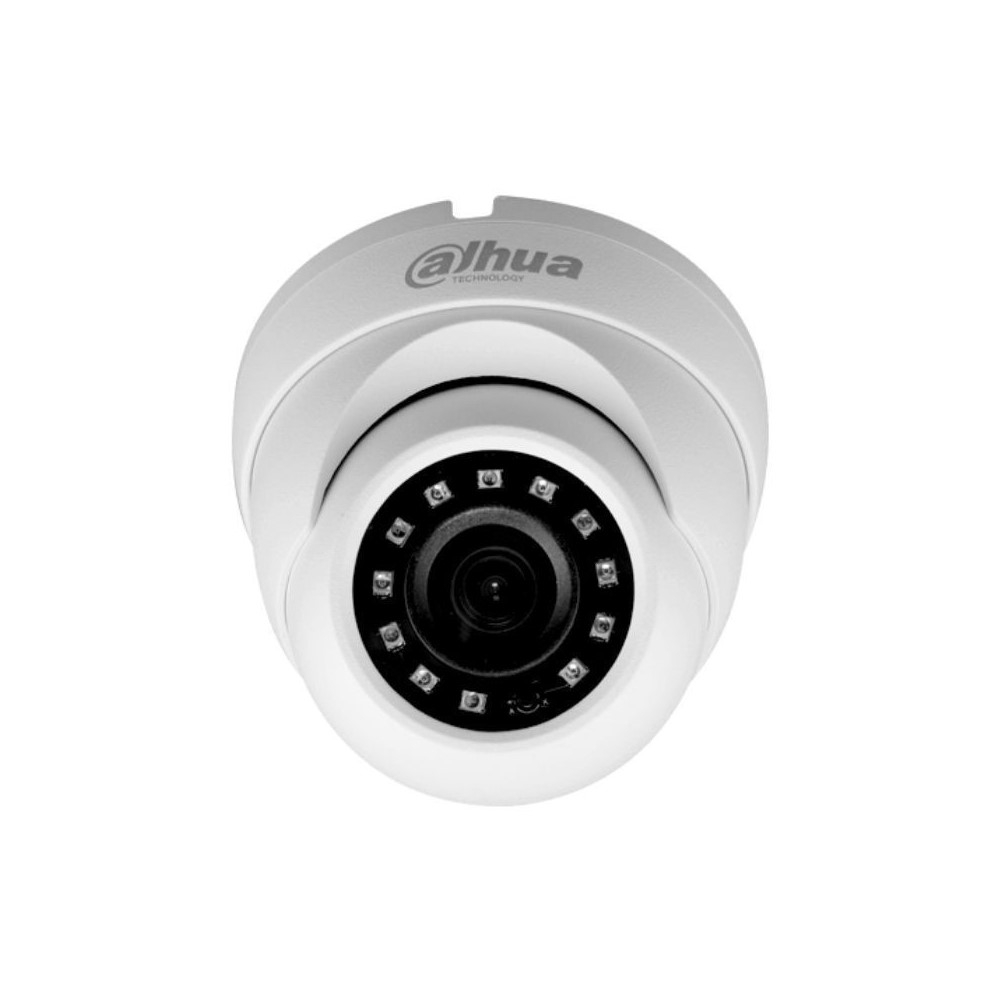 Camara Dahua Domo,2MP, Lente fijo 3,6mm, 4en1 (CVI/TVI/AHD/CVBS), metal, Smart IR30m, IP67, 12VDC. - Image 3