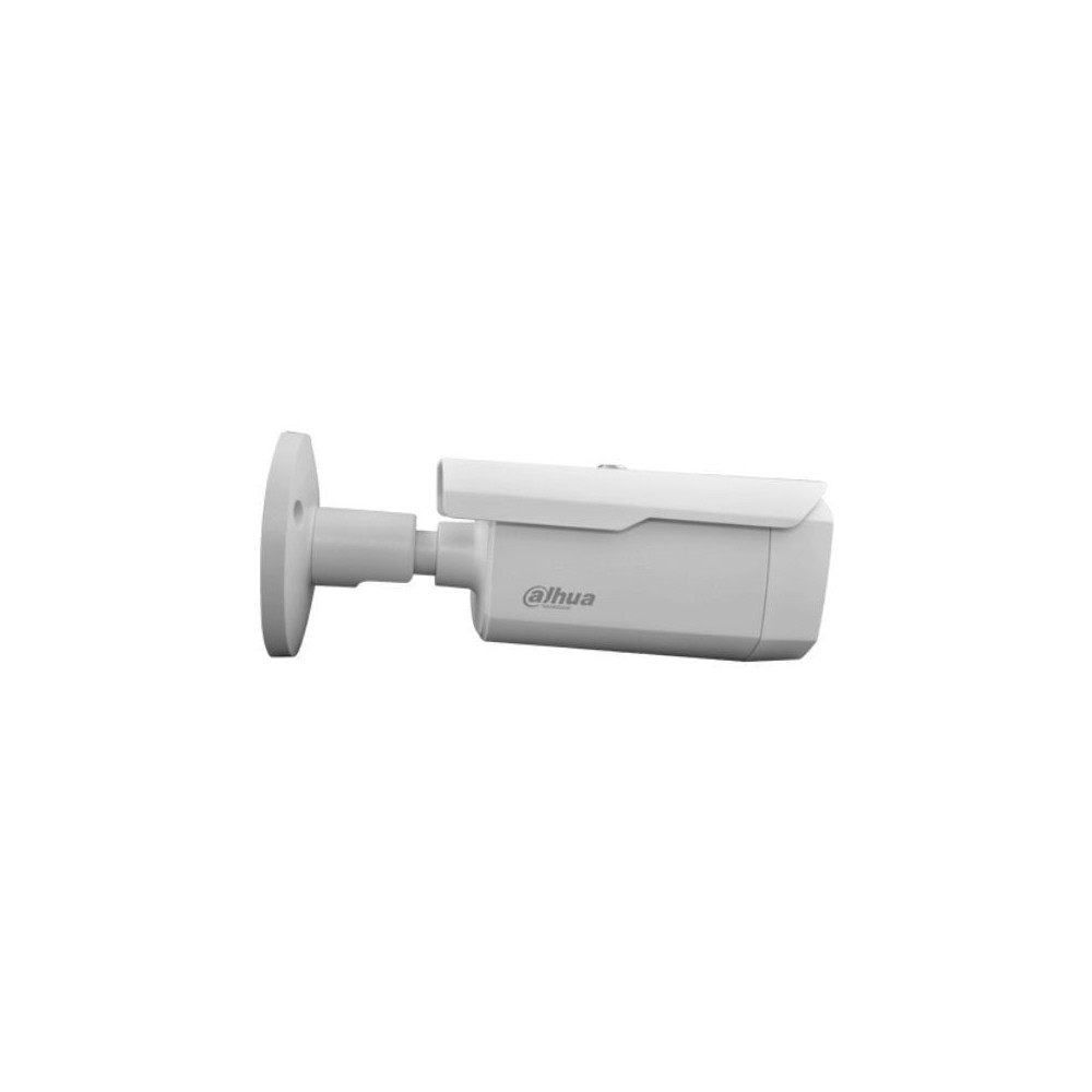 Camara Dahua Bullet, 2MP, Lente fijo 3,6mm, 4en1 (CVI/TVI/AHD/CVBS), Metalica, DWDR, Smart IR80m, IP67, 12VDC.